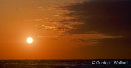 Risen Sun_42611-2.jpg - Photographed along the Gulf coast from Mustang Island near Corpus Christi, Texas, USA.